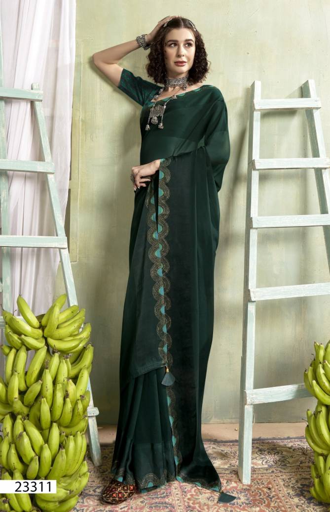 Sudan By Vallabhi Designer Georgette Party Wear Sarees Wholesale Market In Surat